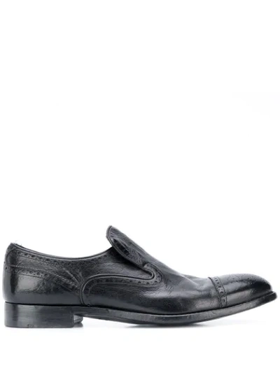 Shop Alberto Fasciani Elias Loafers In Black