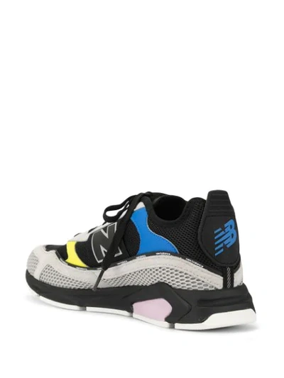 Shop New Balance Colour Blocked Low Top Sneakers In Black