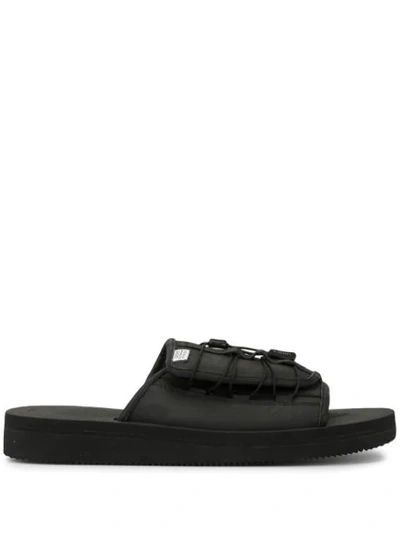 Shop Suicoke Olas An Molded Sandals In Black