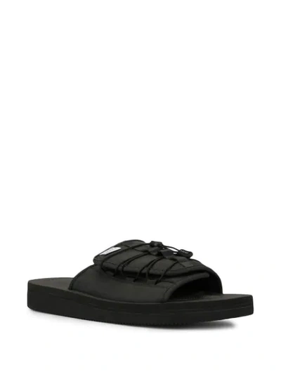 Shop Suicoke Olas An Molded Sandals In Black