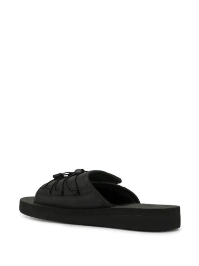 Shop Suicoke Olas An Molded Sandals In Black