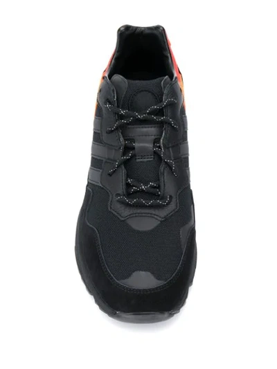 Shop Adidas Originals Yung-96 Trail Contrast Trainers In Black
