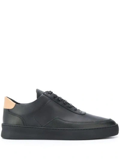 Shop Filling Pieces Sneakers Mit Schnürung In Black