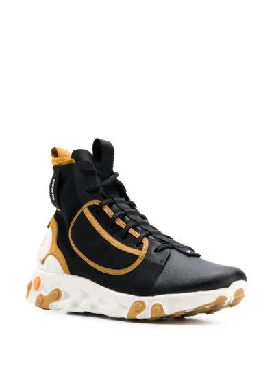 dempen licentie achterstalligheid Nike React Ianga 10th Collection Trainers In Black Wht Wheat Phan | ModeSens