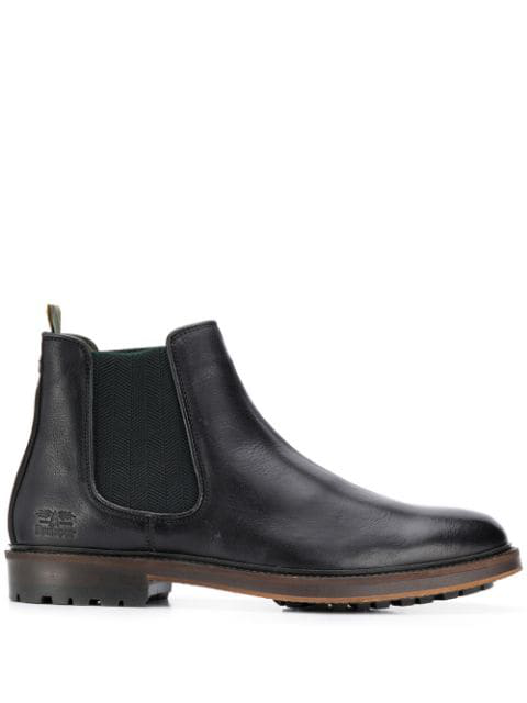 barbour black ankle boots