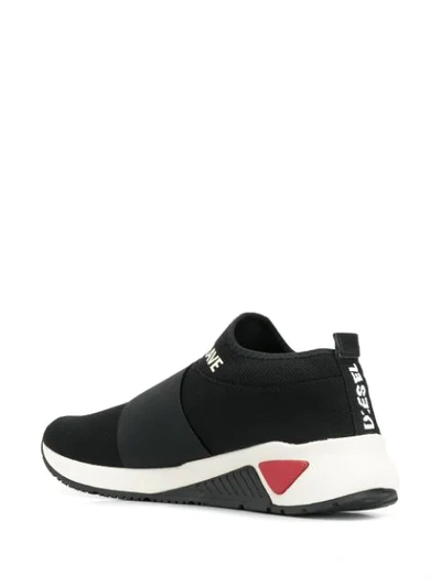 Shop Diesel Only The Brave Low Top Sneakers In Black