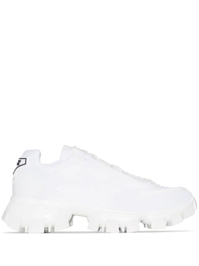 Shop Prada Cloudbust Low-top Sneakers In F0009  Bianco