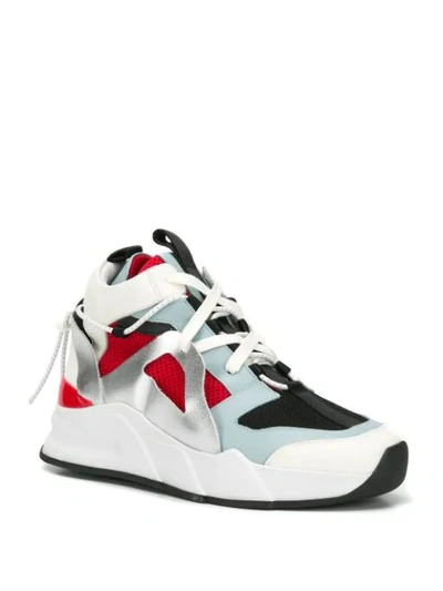 Shop D.gnak By Kang.d High-top-sneakers In Colour-block-optik In Sc2 Multicolor