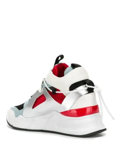 Shop D.gnak By Kang.d High-top-sneakers In Colour-block-optik In Sc2 Multicolor