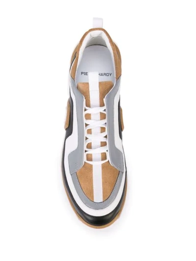 Shop Pierre Hardy Vibe Low Top Sneakers In White
