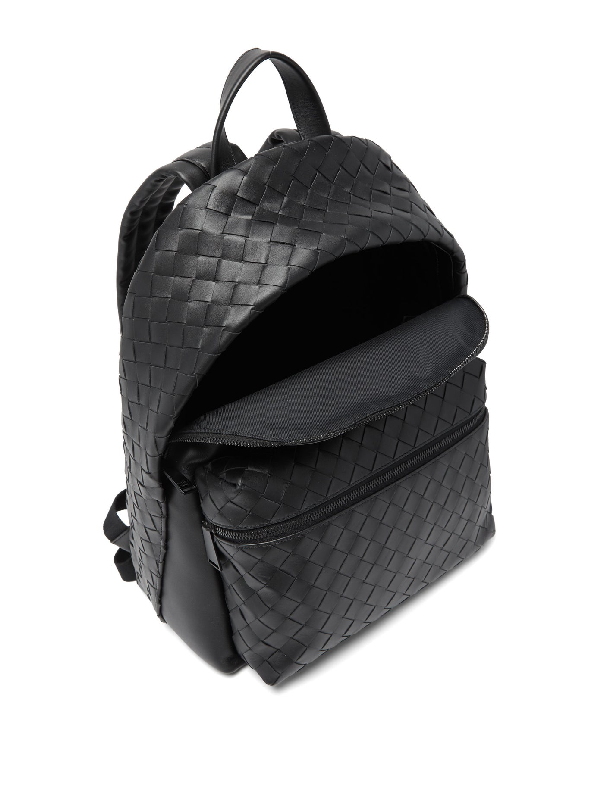 Bottega Veneta Large Intrecciato Backpack In Calfskin In Blue | ModeSens