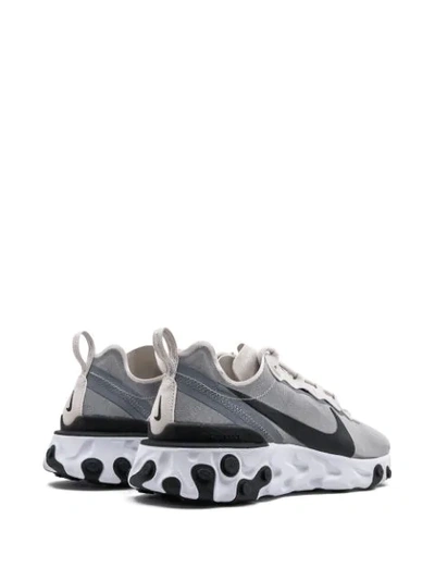 Shop Nike React Element 55 Sneakers In Grey
