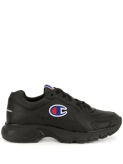 Shop Champion Chunky Low Top Sneakers In Black