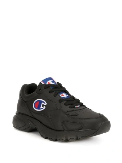 Shop Champion Chunky Low Top Sneakers In Black