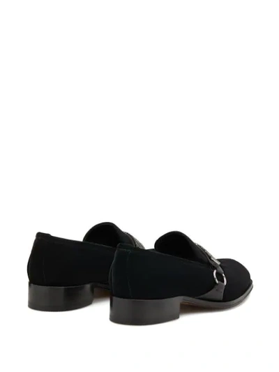 Shop Giuseppe Zanotti Slip-on Loafers In Black