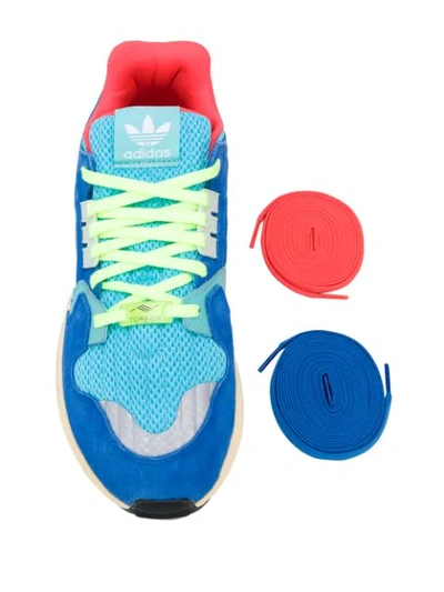 Shop Adidas Originals Adidas Zx Torsion Sneakers - Blau In Blue