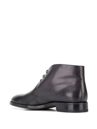 Shop Scarosso Lace Up Boots In Black