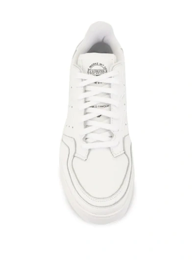 Shop Adidas Originals Supercourt Low-top Sneakers In White