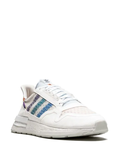 Adidas Originals Zx 500 Rm Commonwealth Sneakers In White Modesens