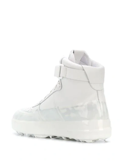 Shop 424 Logo High-top Sneakers In White