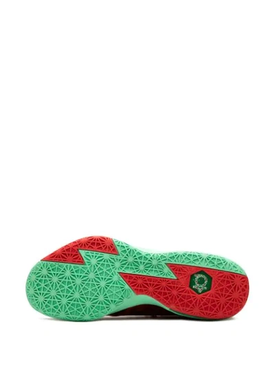 Nike Kd 6 Xmas Sneakers In Lt Crmsn/mtlc Gld Grn-grn Glw