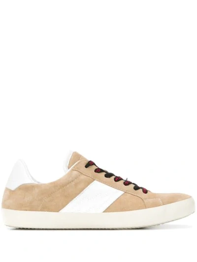 Shop Zadig & Voltaire Patch Low Top Sneakers In Neutrals