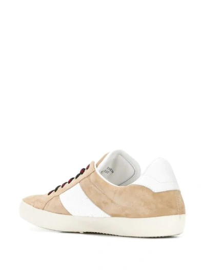 ZADIG&VOLTAIRE PATCH LOW TOP SNEAKERS - 大地色