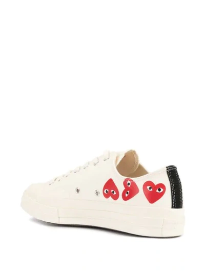 Shop Comme Des Garçons X Converse Chuck Taylor Sneakers In White
