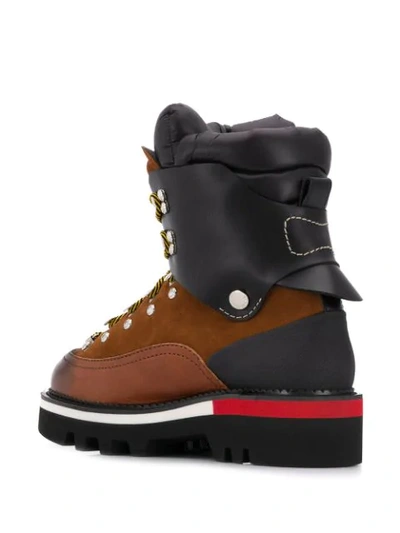 Shop Dsquared2 Hiking Ankle Boots In Brown