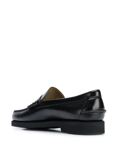 Sebago Dan Polished Loafers In Black