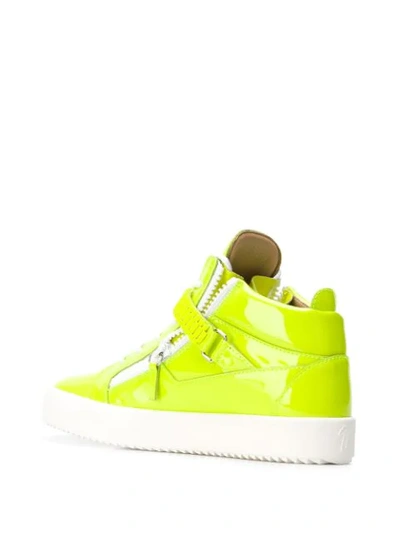 Shop Giuseppe Zanotti X Christian Cowan Gzxcowan High-top Sneakers In Green