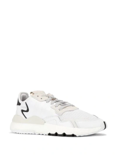 Shop Adidas Originals Nite Jogger Low-top Sneakers In White