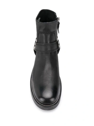 Shop Diesel D-throuper Dbb Z Combat Boots In Black