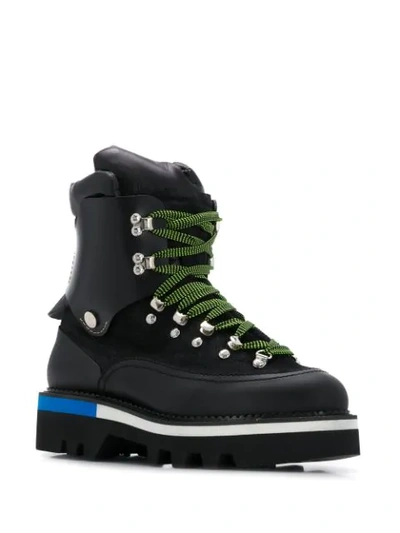 Shop Dsquared2 Hiking Ankle Boots In Black