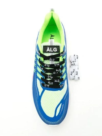 Shop Àlg + Olympikus Guide Sneakers In 3 Azul / Verde
