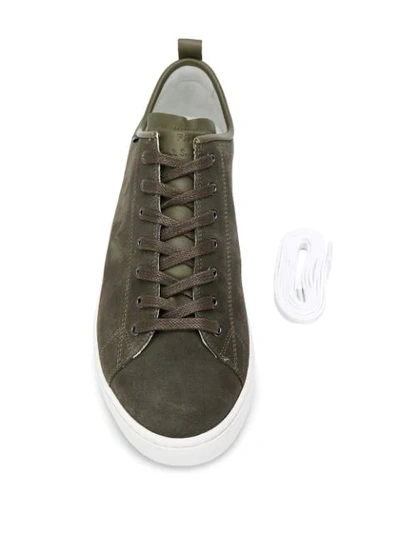 Shop Ps By Paul Smith Logo Sole Sneakers In Green