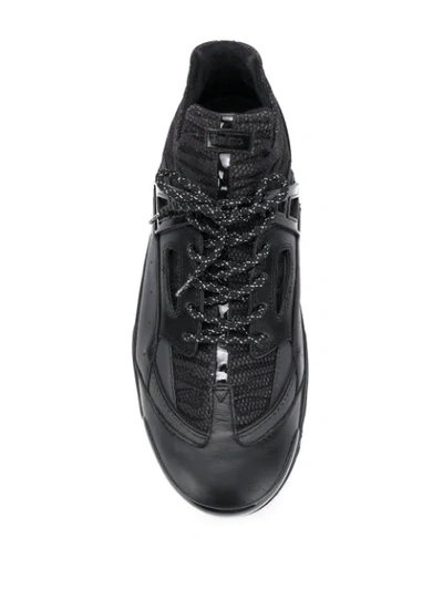 Shop Kenzo 'sonic' Sneakers In Black