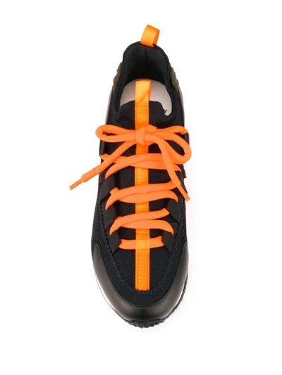 Shop Pierre Hardy Trek Comet Sneakers In Orange