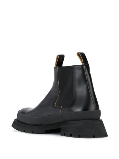 Shop Jil Sander Antick Chelsea Boots In Black