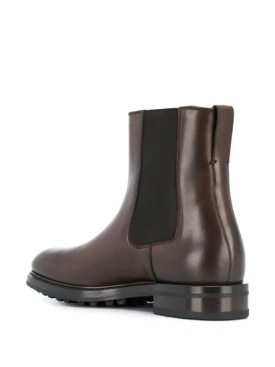 Shop Tom Ford Elasticated Ankle Boots In Brown