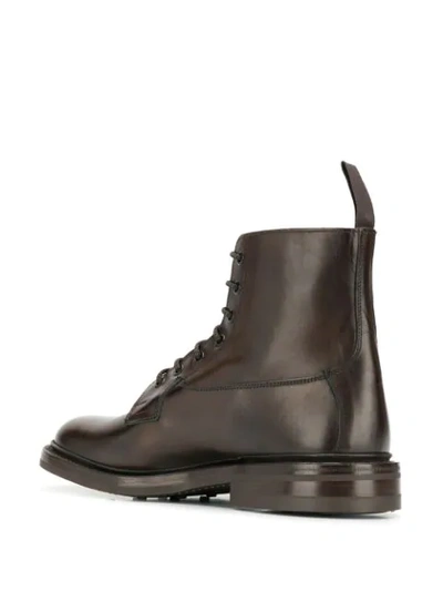 Shop Tricker's Lace-up Boots In Brown