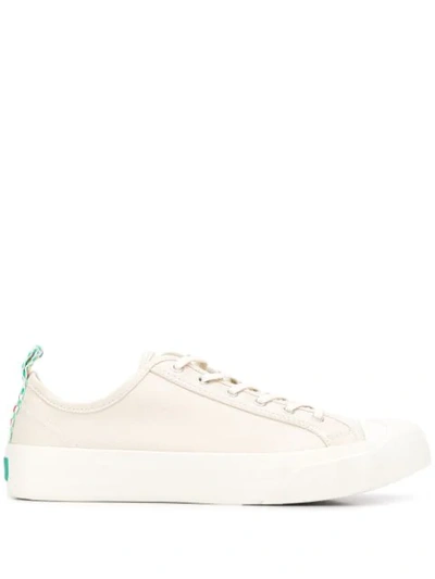 Shop Ymc You Must Create Lace-up Low-top Sneakers In Cream