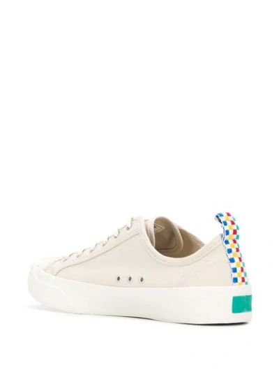 Shop Ymc You Must Create Lace-up Low-top Sneakers In Cream