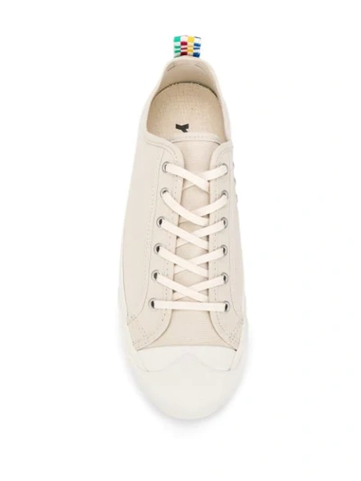 Shop Ymc You Must Create Lace-up Low-top Sneakers In Cream