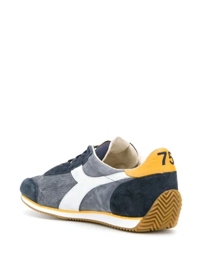 Shop Diadora Equipe Colour Block Sneakers In Grey