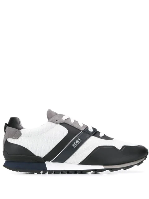 hugo boss parkour knit runner trainer