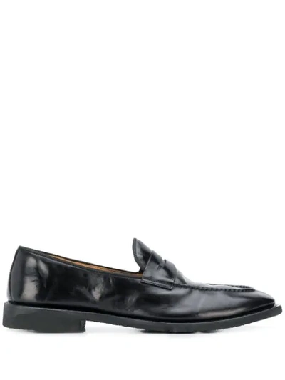 Shop Alberto Fasciani Slip-on Loafers In Black