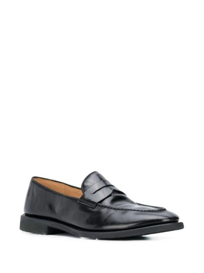 Shop Alberto Fasciani Slip-on Loafers In Black