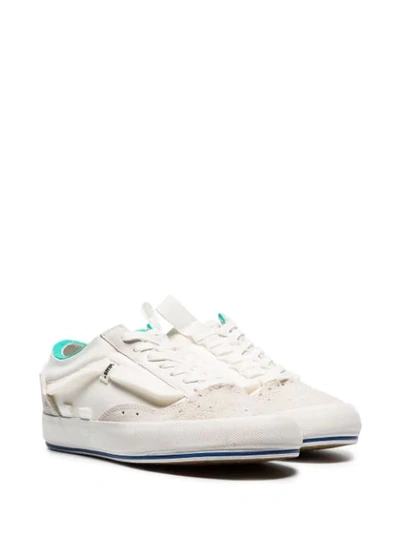 Vans White Old Skool Rework Suede Low-top Sneakers In White
