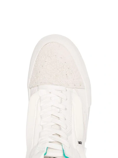 Vans White Old Skool Rework Suede Low-top Sneakers In White